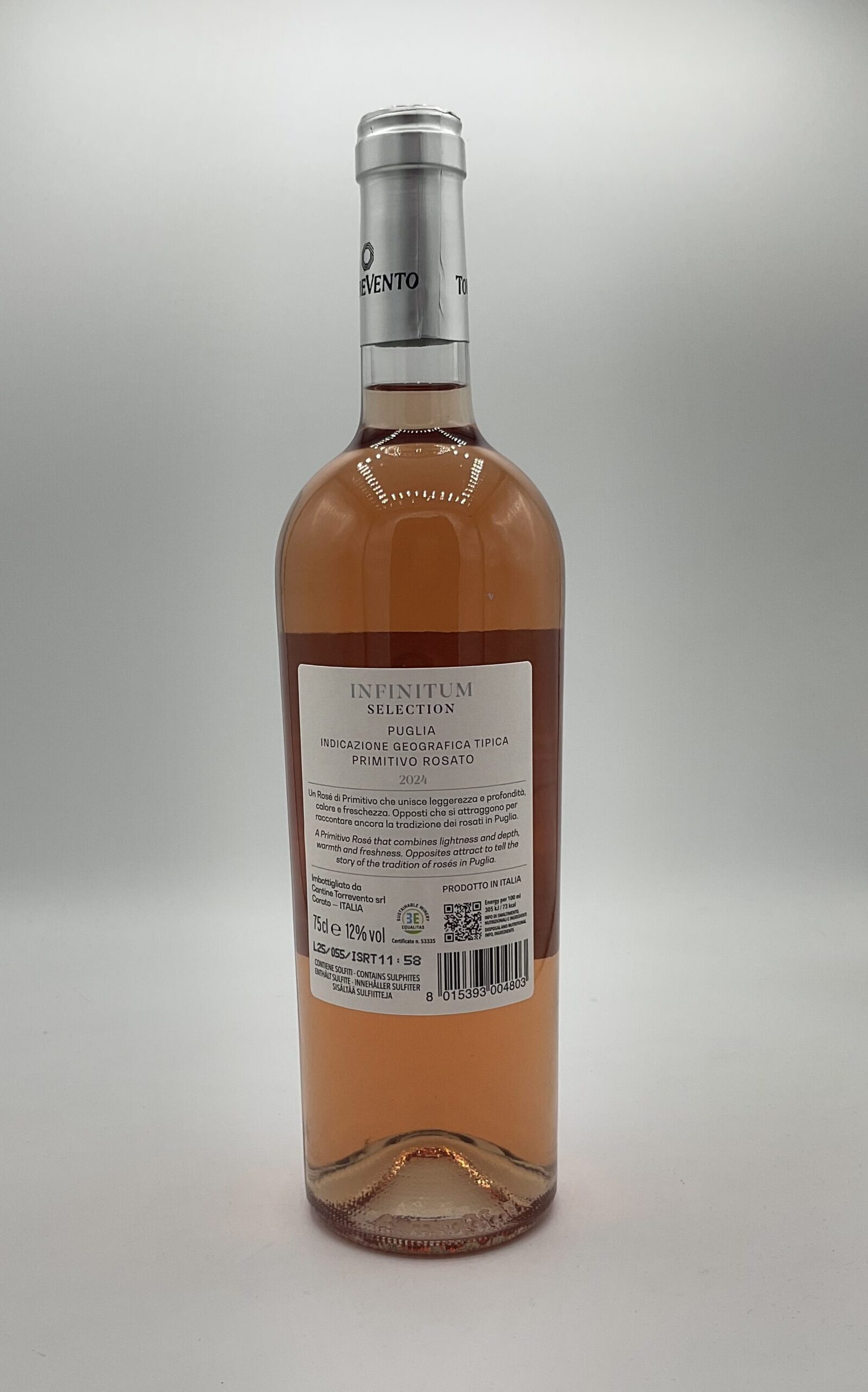 TORREVENTO INFINITUM SELECTION PRIMITIVO ROSE – Bild 2